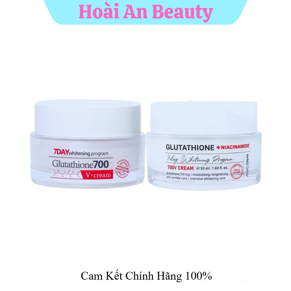 Kem Dưỡng Da Angel’s Liquid 7 Day Glutathione 700 V-Cream/Glutathione +Niacinamide