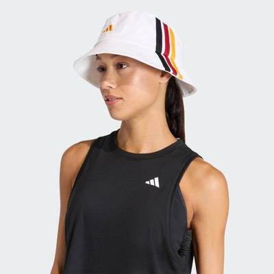 adidas Phong cách sống Mũ Bucket 3 Sọc Unisex trắng KE5884