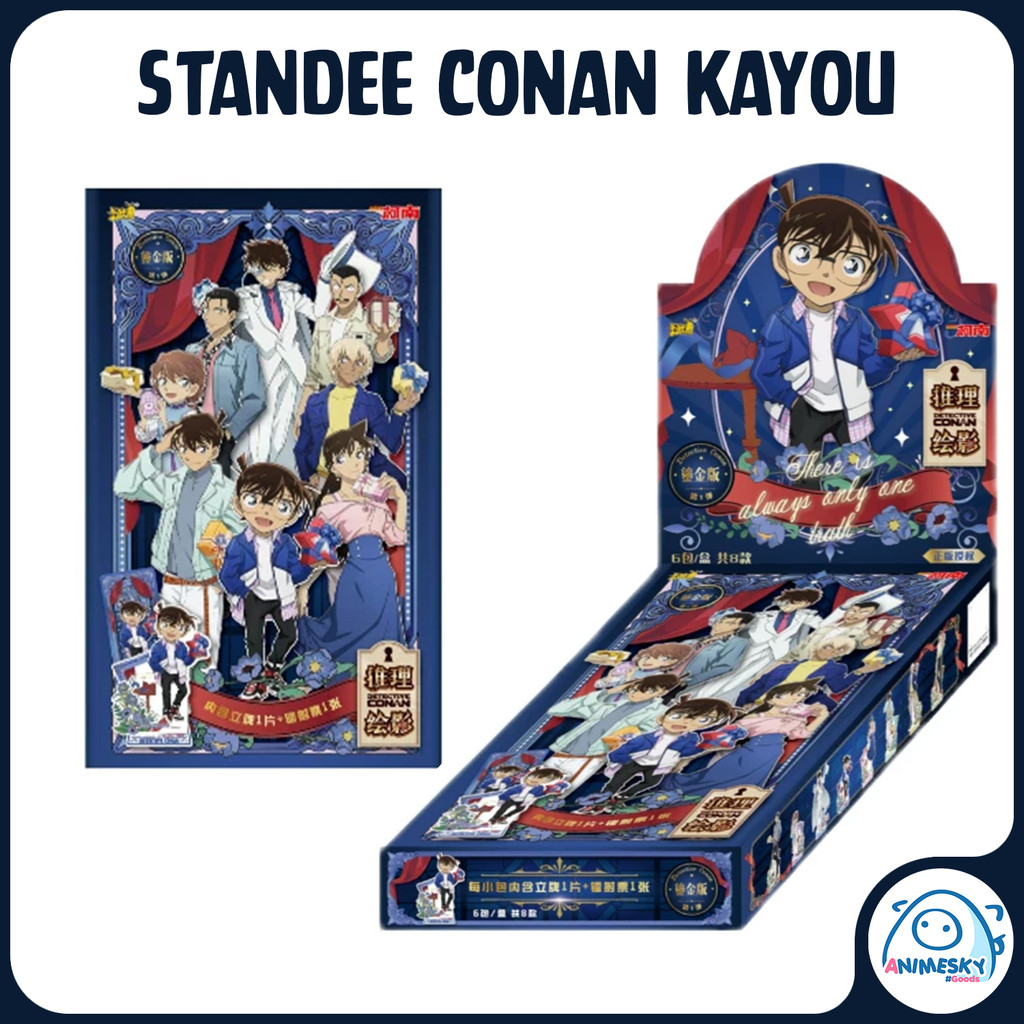 [Có sẵn] Pack nhân phẩm Thám Tử Conan standee Acrylic Kayou Phiên bản vàng chính hãng - gói thẻ stan