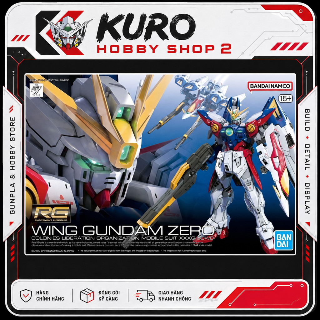 RG 1/144 Wing Gundam Zero - Mô hình lắp ráp Bandai