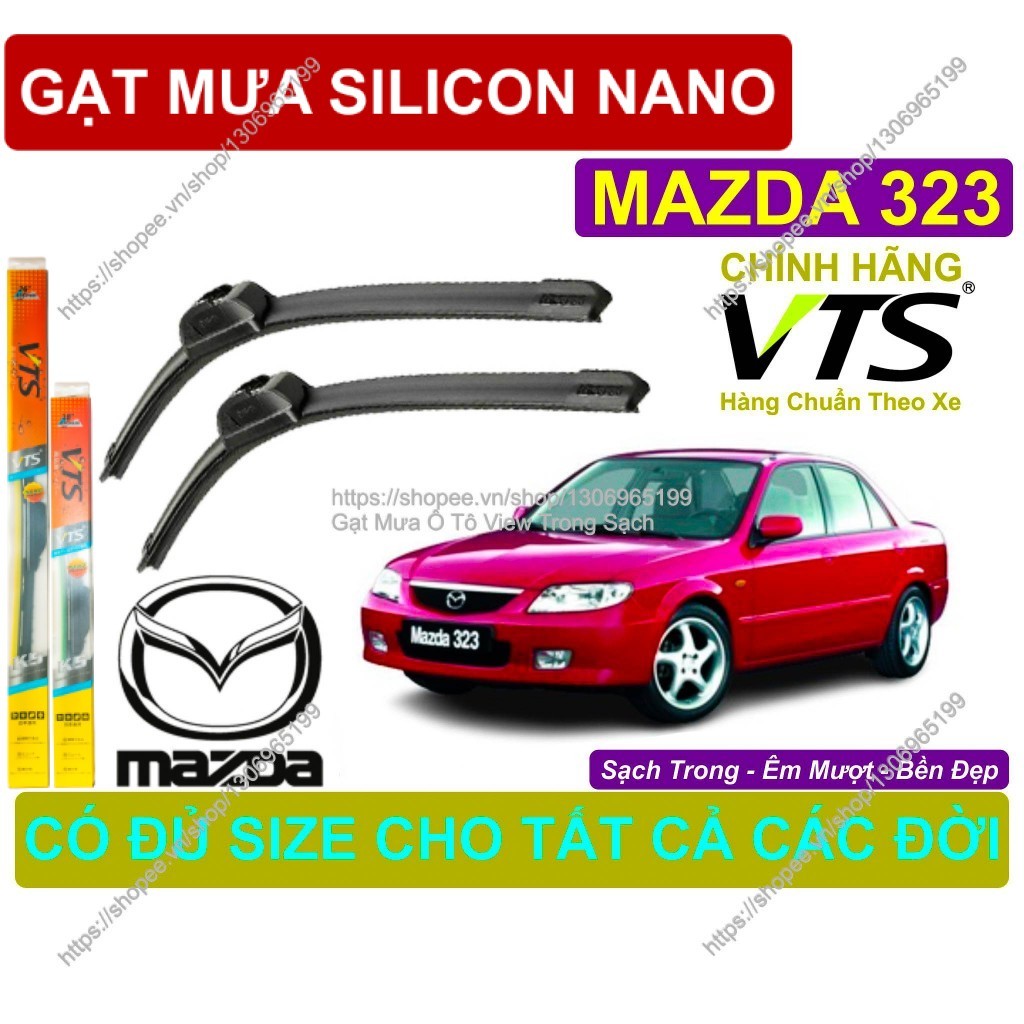 K5, Gạt Mưa Silicon Kính Lái Mazda 323, Cặp Gạt M.ưa Kính Lái Mazda 323,  Mazda 323