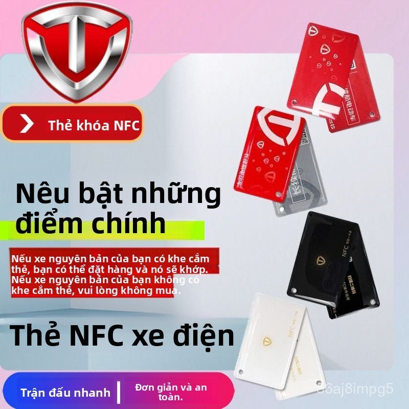 Thẻ từ NFC xe điện Tailg chính hãng cảm ứng nhạy khóa mở xe an toàn tiện lợi