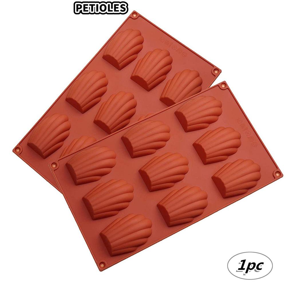 PETIOLES Khuôn Bánh Quy Khay Nướng Bánh Gạch Đỏ Mini 9 Khoang