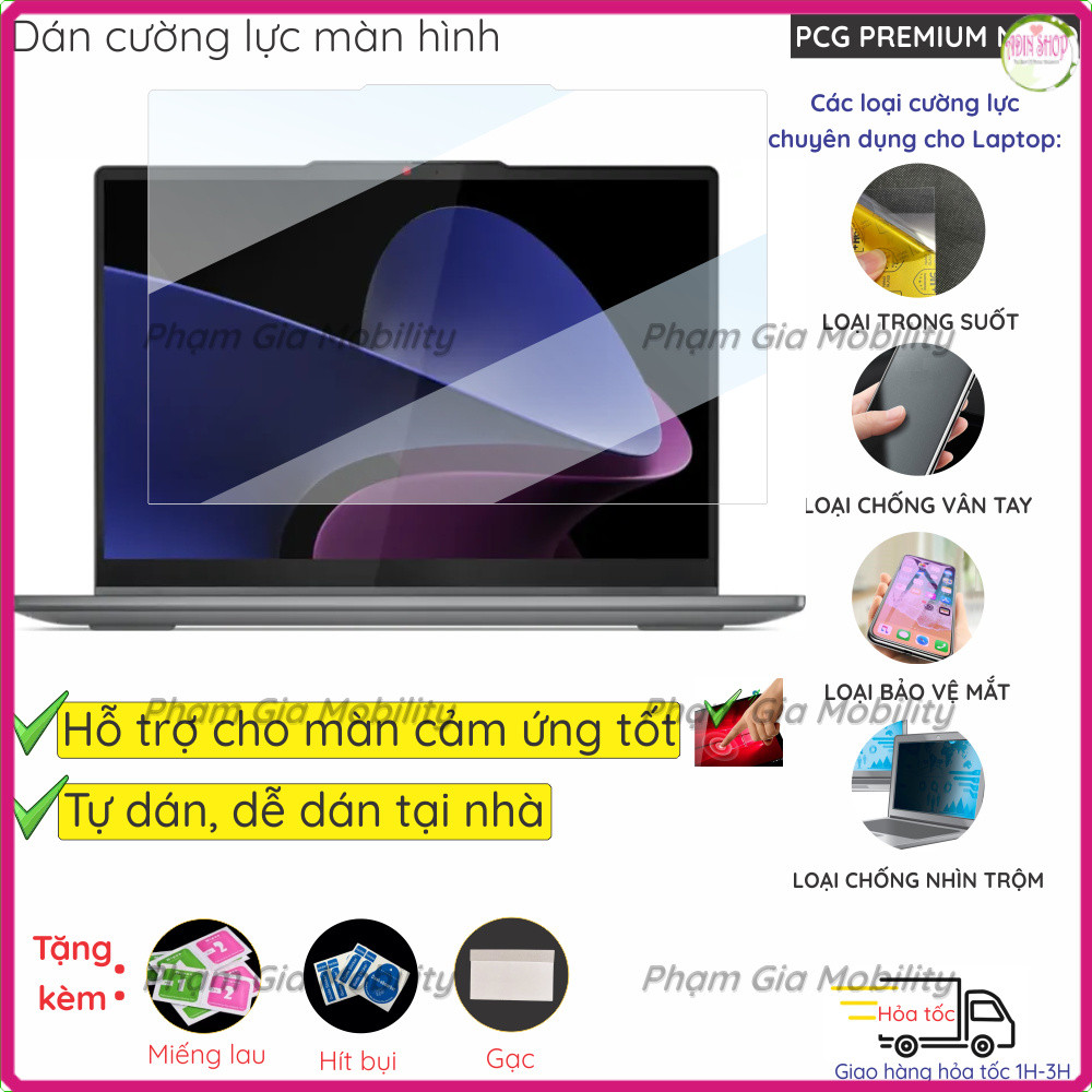 Dán cường lực màn hình cho Lenovo IdeaPad Slim 3 5 14IRH9 14IAH8 14Q8X9 15ABR8 15IRH8 16AKP10 14APH8