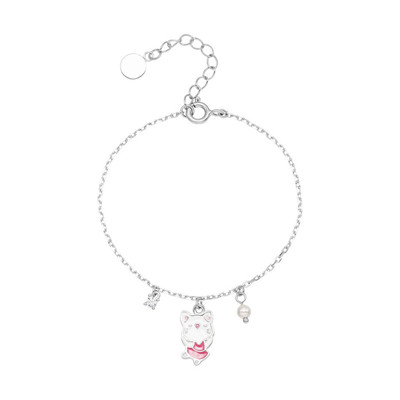 Lắc tay trẻ em Bạc đính đá PNJSilver NHXMW060010