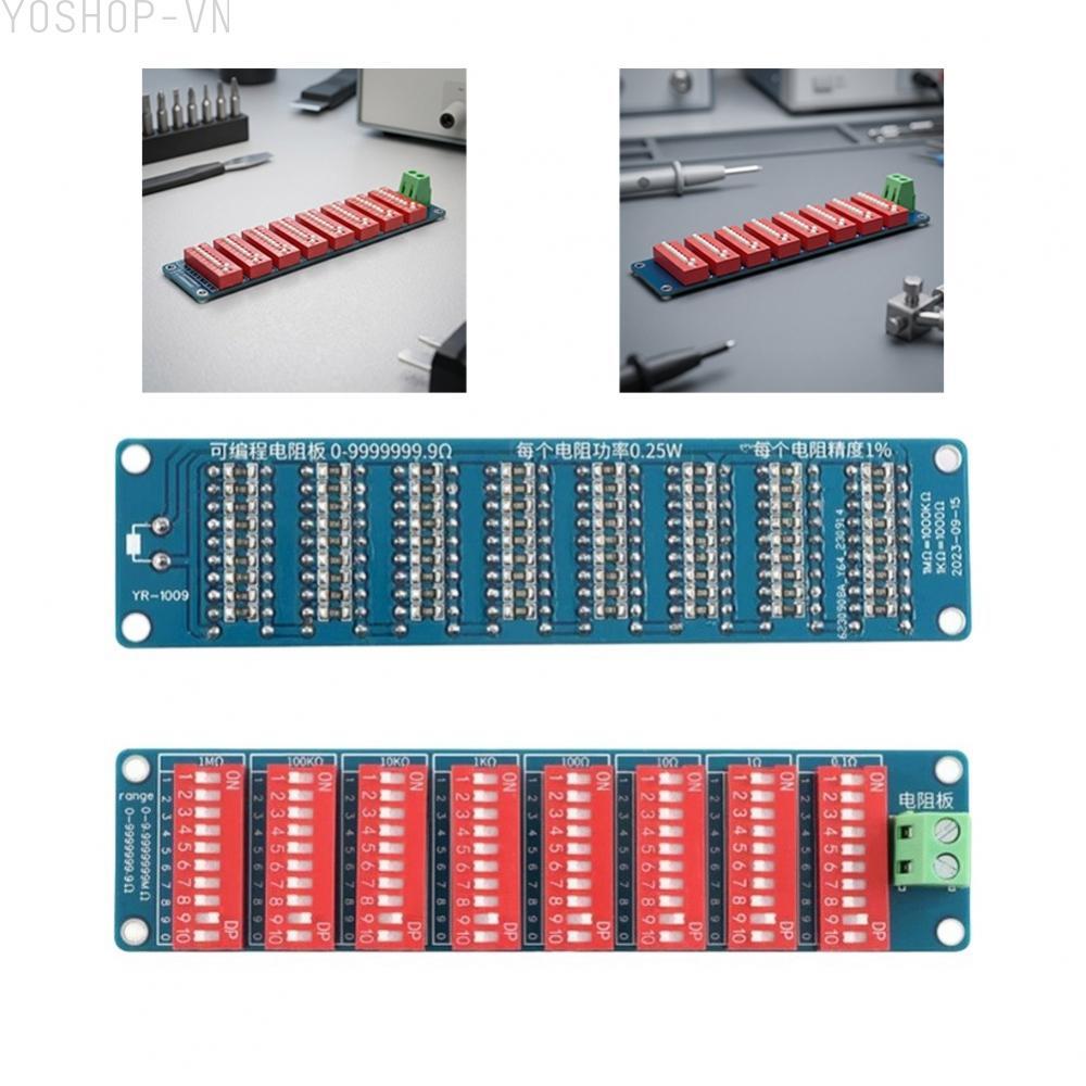 [Ysp]Programmable Resistor Board 0.1 To 9999999 Ohm Range Gold Plated Contacts