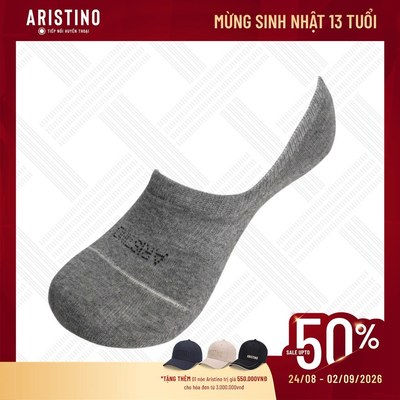 Tất Nam bí mật ARISTINO dệt sợi thoáng khí, bảo vệ bàn chân với công nghệ kháng khuẩn, khử mùi ASC046