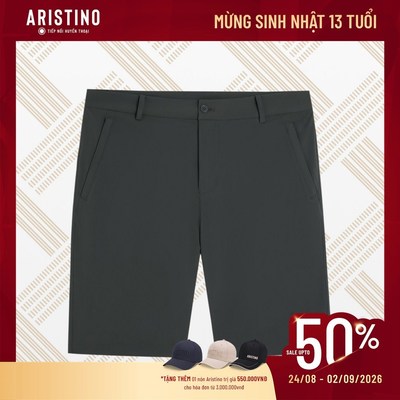 Quần Short Thể Thao ARISTINO Regular Fit dáng suông rộng, mang lại diện mạo khỏe khoắn - ASO040AS2