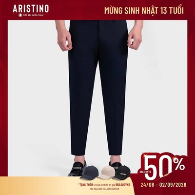 [Aristino x Đăng Khôi] Quần Âu Nam Aristino Cropped ATRR27A