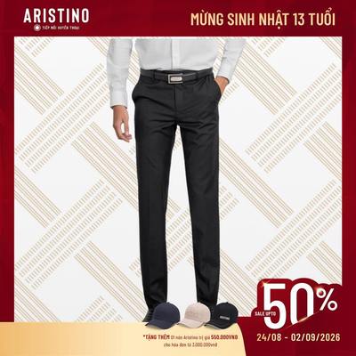 Quần Âu Nam Aristino ATRR04 Dáng Slim Fit, Đứng Phom, Chất Liệu Thoáng Mát Thoải Mái