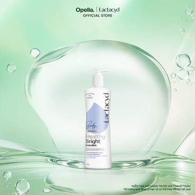 Sữa tắm Lactacyd Healthy Bright làm đều màu da, mang lại làn da sáng khỏe, rạng rỡ và tự tin