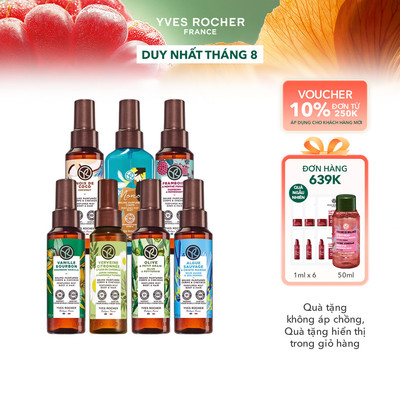 Xịt thơm tóc & cơ thể Yves Rocher Body Mist & Hair 100ml (đa dạng mùi hương)