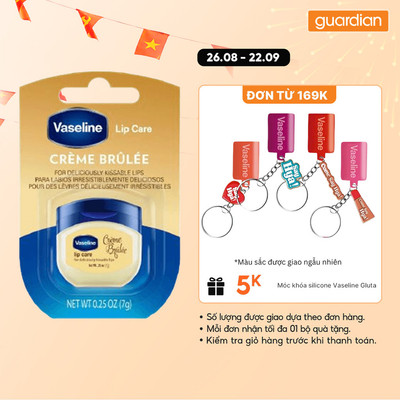 Sáp Dưỡng Môi Vaseline Creme Brulee Hương Vani Ngọt Ngào 7Gr