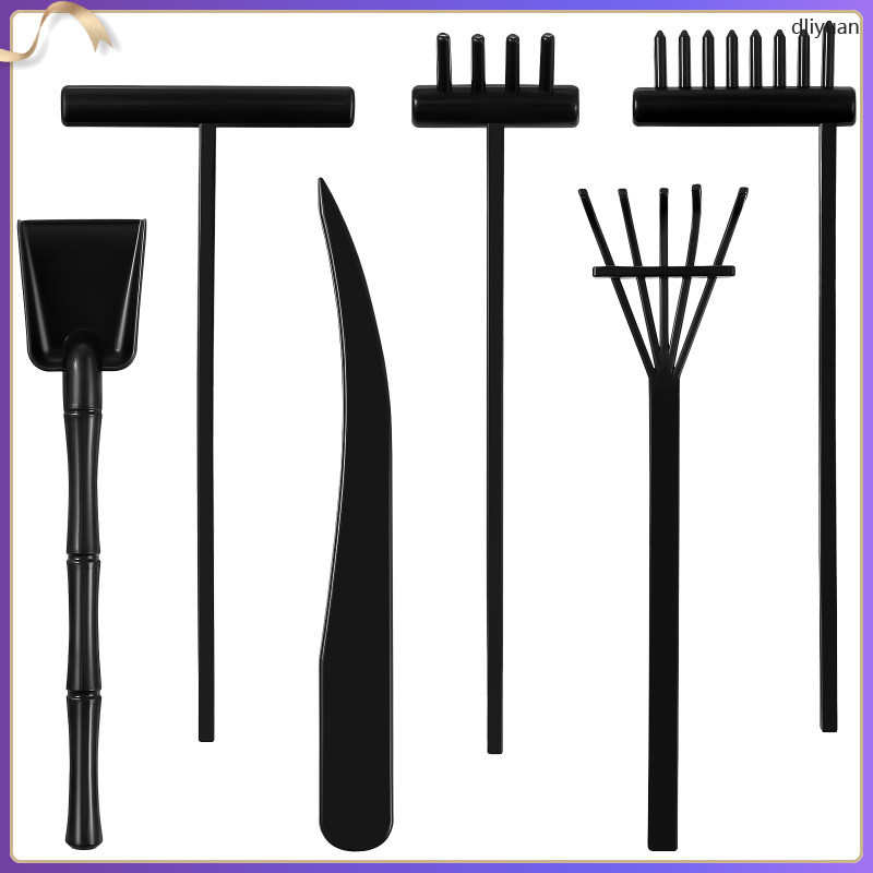Bàn Bình Tĩnh Nhỏ Cát Nghệ Thuật Zen Garden Cho Bàn Làm Việc Rake Rakes Trang Trí Nhà Mini Stobok dl