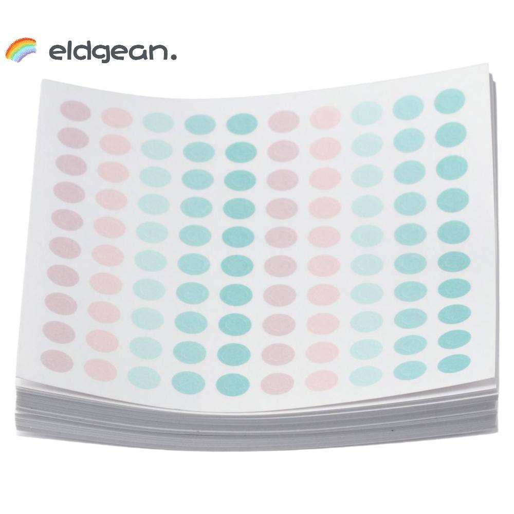 Nhãn dán chấm màu ELDGEAN, Giấy 5000 chấm Washi Dots, Keo dán hình tròn 4mm Văn phòng