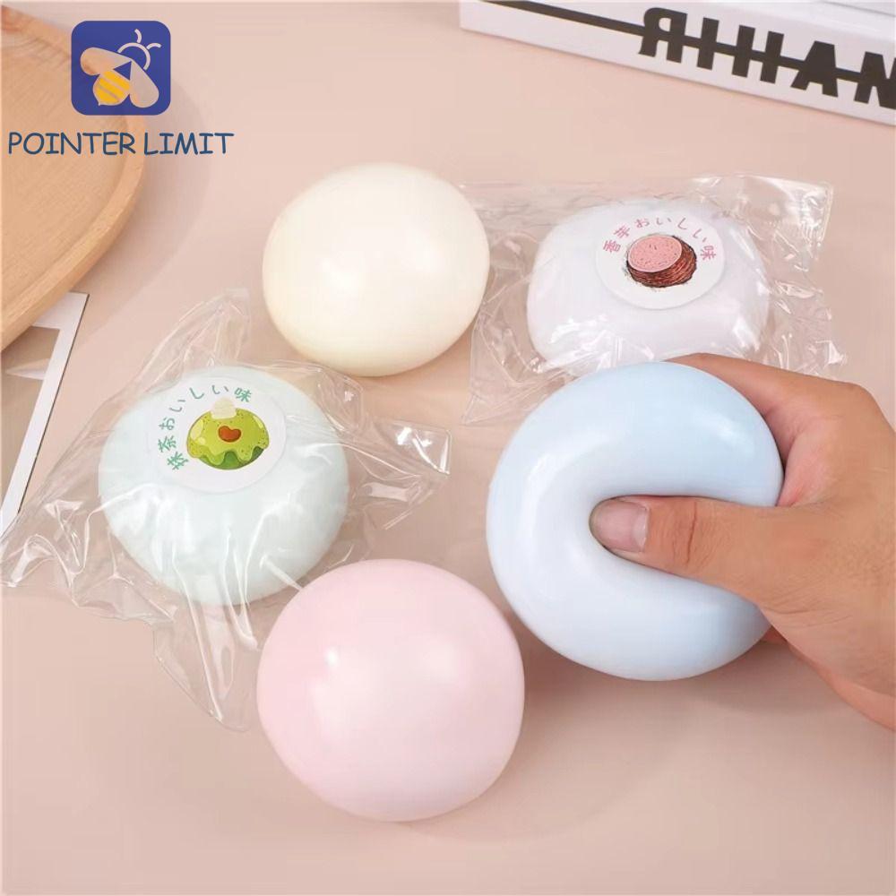 POINTER LIMIT Mochi Squishy, Snow Skin Finger Relax Sensory Fidget Ball, Boys Girls Pinch Fruit Seri