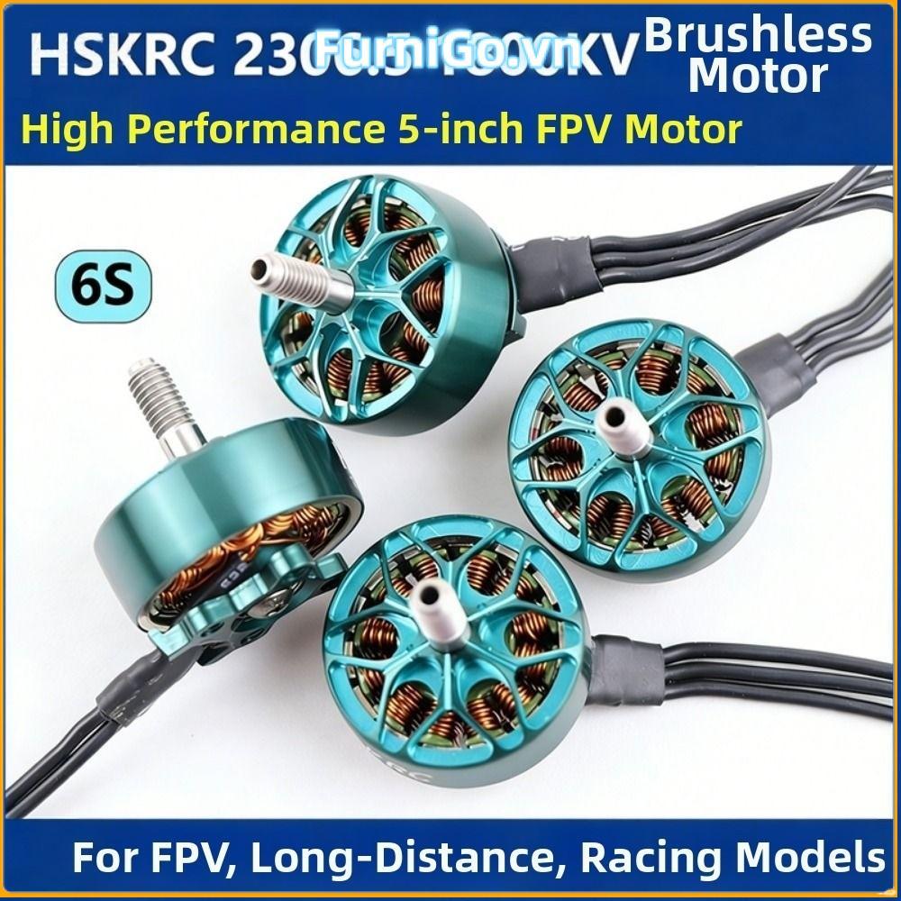 Động Cơ Đua Bay FURNIGO, Máy Crossover Màu Xanh 2306.5 1800KV Không Chổi Than MotorRacing Drone Phần