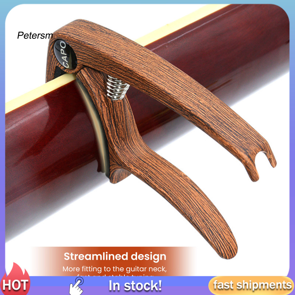 Đàn Guitar PP Capo Cho Đàn Guitar Điện Acoustic Banjo Capo Có Miếng Đệm Silicon Hợp Kim Kẽm Guitar C