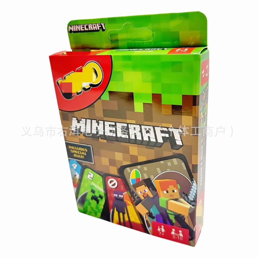 Minecraft UNO Solitaire Phiên bản tiếng Anh Hoạt hình Tương tác giữa cha mẹ và con cái Giải trí Nhãn