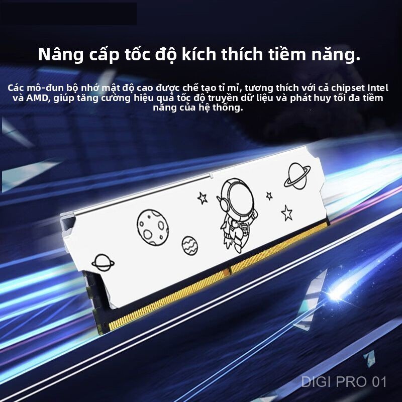Ram DDR4 8GB 16GB 32GB 3200MHz 3600MHz C16 chip Hynix CJR đa năng máy tính bàn chính hãng bán chạy