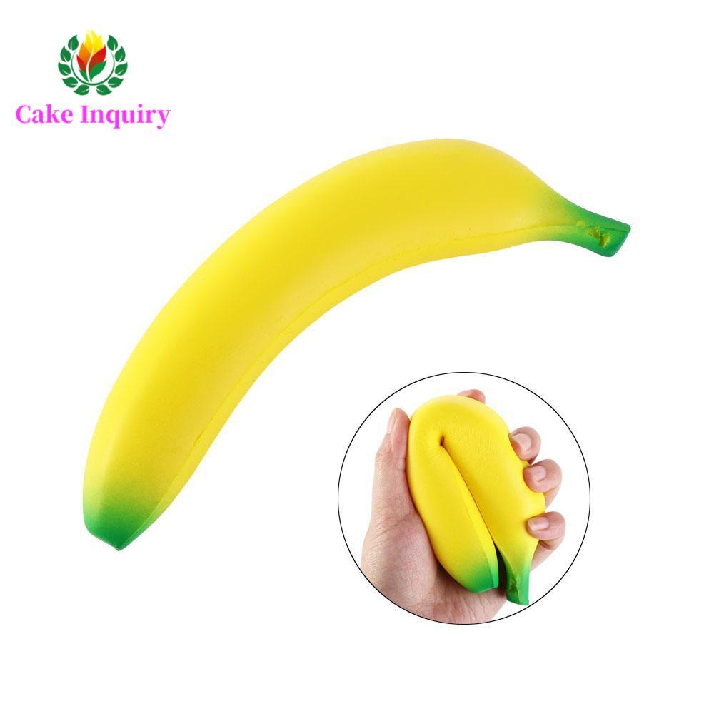 SAHRAI Bóp Pinch Đồ Chơi, Đồ Chơi Bóp Chuối Xanh Vàng Tăng Chậm, Chuối Giảm Tốc Trái Cây Bóp Đồ Chơi