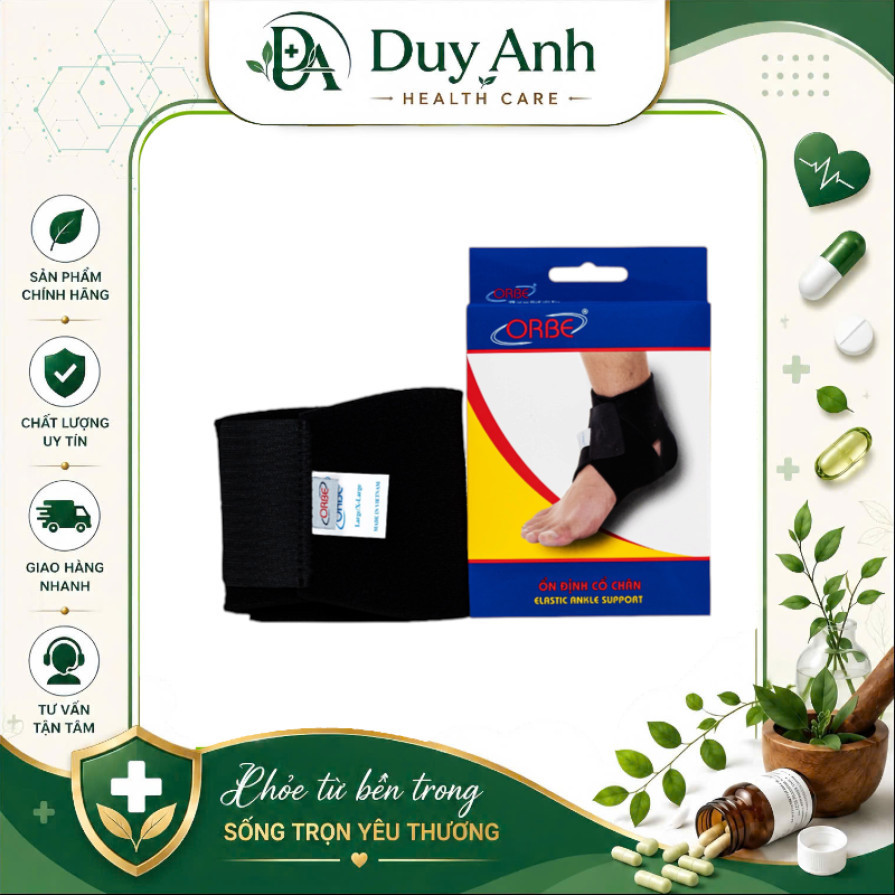 BĂNG ỔN ĐỊNH CỔ CHÂN ORBE – ELASTIC ANKLE SUPPORT