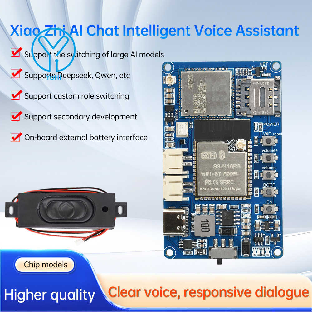 YoHi 4G ESP32-S3 Dành Cho Mô-đun Trò Chuyện Bằng Giọng Nói Xiaozhi Ai Trên Tàu Esp32-S3-1-N16R8 Mô-đ
