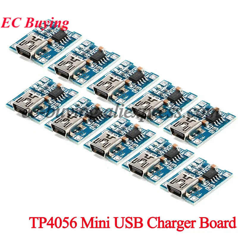 EC buying TP4056 Mini USB Lithium Pin Sạc Ban Mô Đun Sạc 18650 5V MINI USB 1A 1000mA Giao Diện Tấm 1