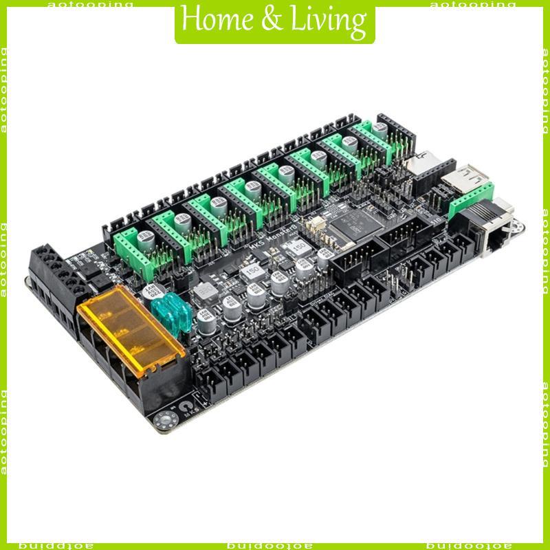 AOTO MKS Monster8 V2 32Bit Bảng Điều Khiển 3D Phần Máy In 8 Trục Cho Voron VS Nhện