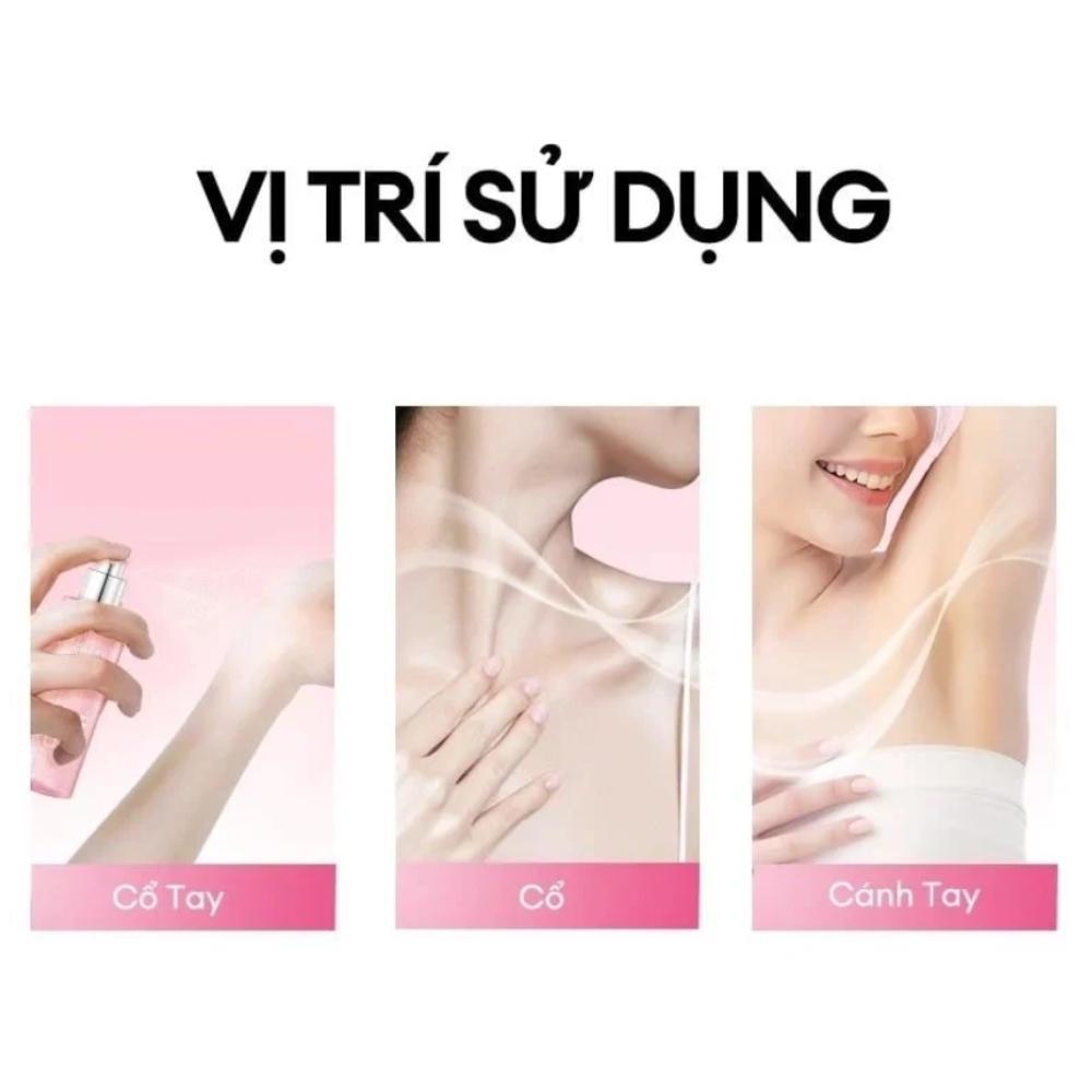Ảnh 7 của Xịt thơm toàn thân COLORKEY ROSÉ Shimmer Fragrance Mist lưu hương tươi mát, dưỡng ẩm nhẹ
