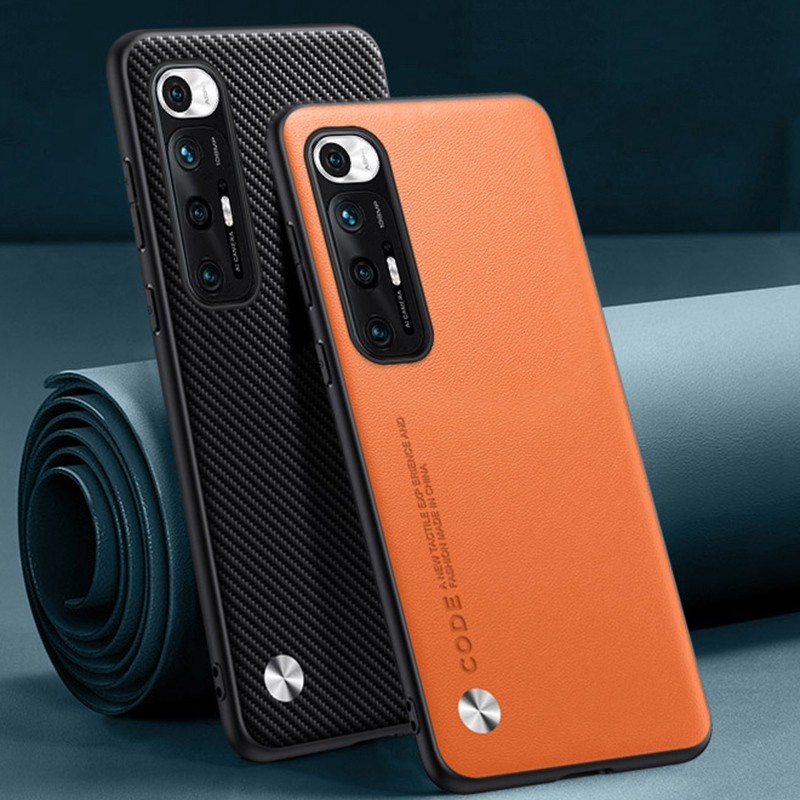 Ốp Điện Thoại Da PU Trơn Cho Xiaomi Mi 10S Mi10S Mờ Silicon Mềm Chống Sốc Ốp Lưng Cho Xiaomi 10S Xia