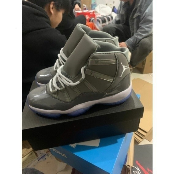 2023new giảm giá Air Jordan 11 Retro Giày bóng rổ VW 11 màu xám mát mẻ ct8012-005