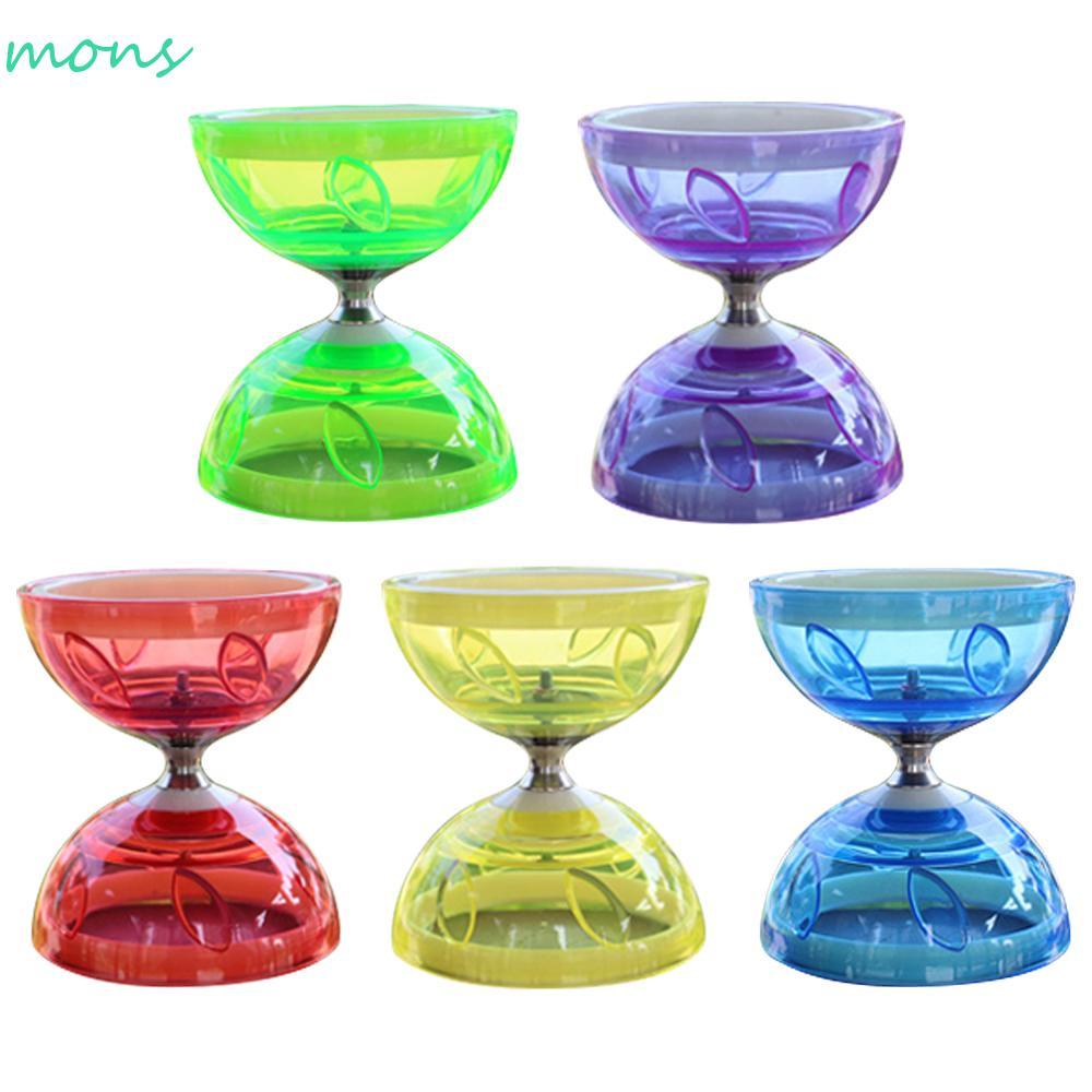 MONS Trung Quốc Yo-yo, Làm Dày Hình Bát Diabolo Trung Quốc, Đồ Giải Trí Da Mềm Phong Cách Dạ Quang M
