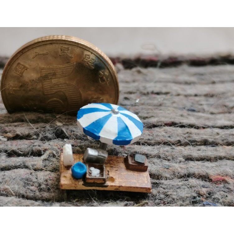 Bán chạy Sun Umbrella Stall Stall TOMYT House Building Model Sand Table Micro Landscape N Scale 1 / 