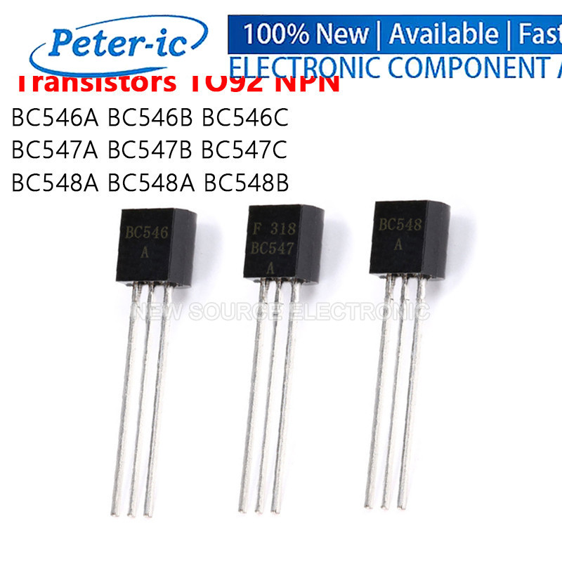 (10 Cái) Transistor BC546A BC546B BC546C BC547A BC547B BC547C BC548A BC548A BC548A BC548B TO92 NPN