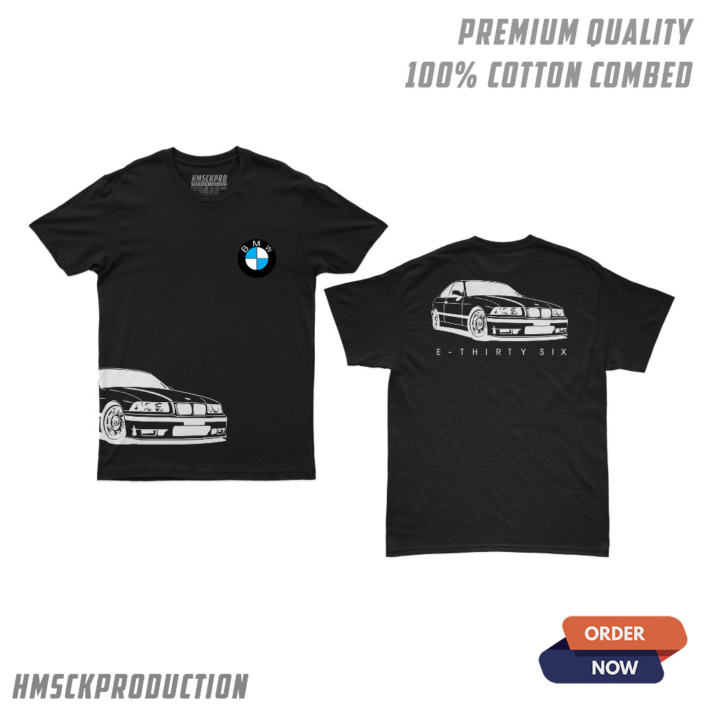 Áo thun Bmw E36 / Bmw M Power / M3 / Áo thun Disto Otomotif