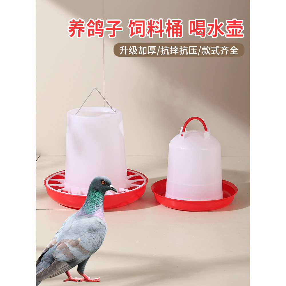 Pigeon Feeder Chống Đổ Vịt Gà Ngỗng Ăn Máng Pigeon Tool Believe Pigeon Feeding Supplies Đồ Dùng Dụng