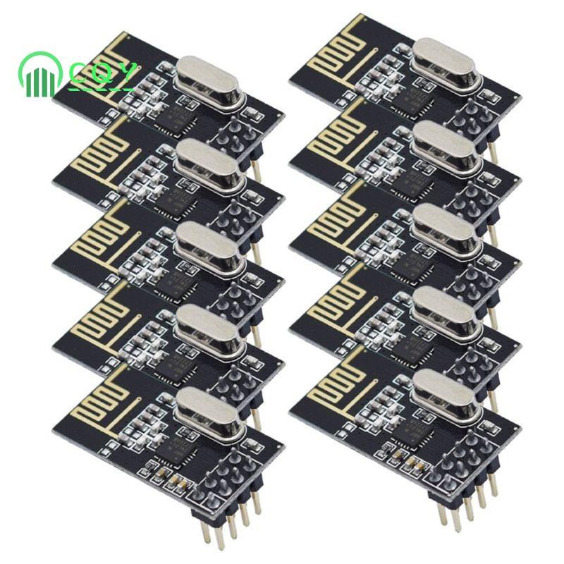 10 Mô-đun truyền dữ liệu không dây Nrf24L01 2.4g Phiên bản nâng cấp Nrf24L01