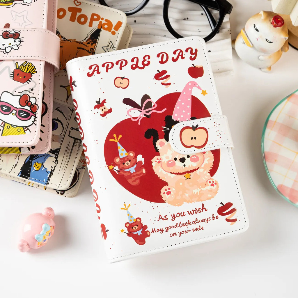 Ghi Chú Siêu Hoạt Hình Giá Trị Tay Cao Apple A6 Notebook Notepad a6 Rời Lá Notebook Yan Puppy Dễ Thư