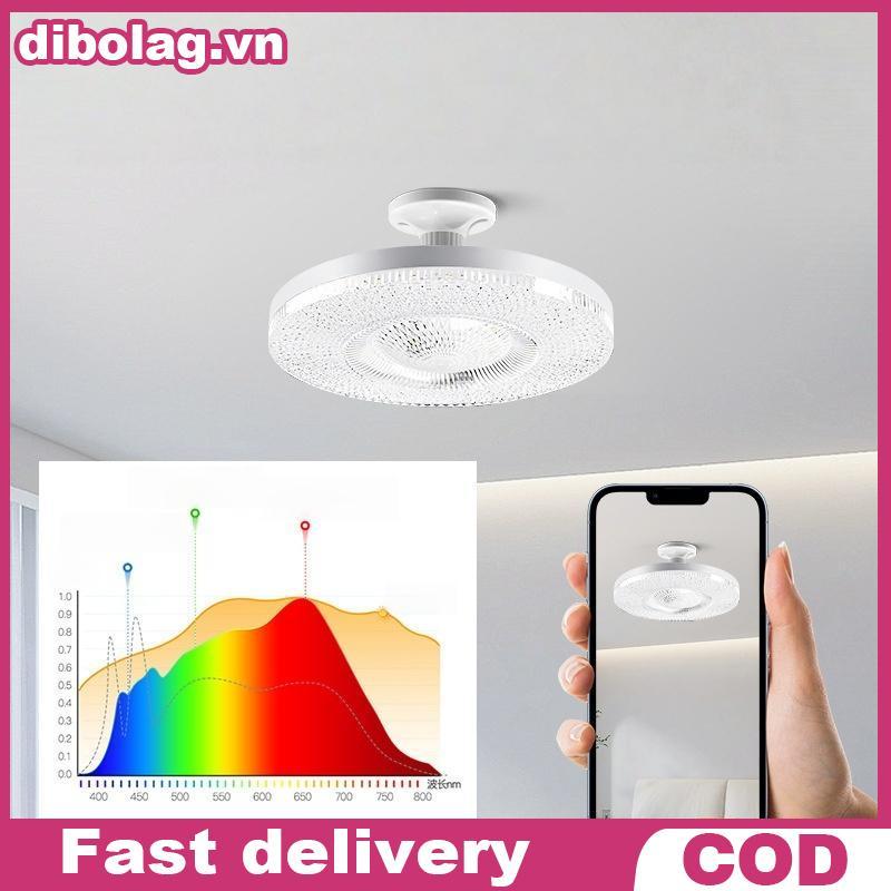 DIBO 1 Đèn trần LED pha lê UFO, Bóng đèn chùm bảo vệ mắt siêu sáng E27.