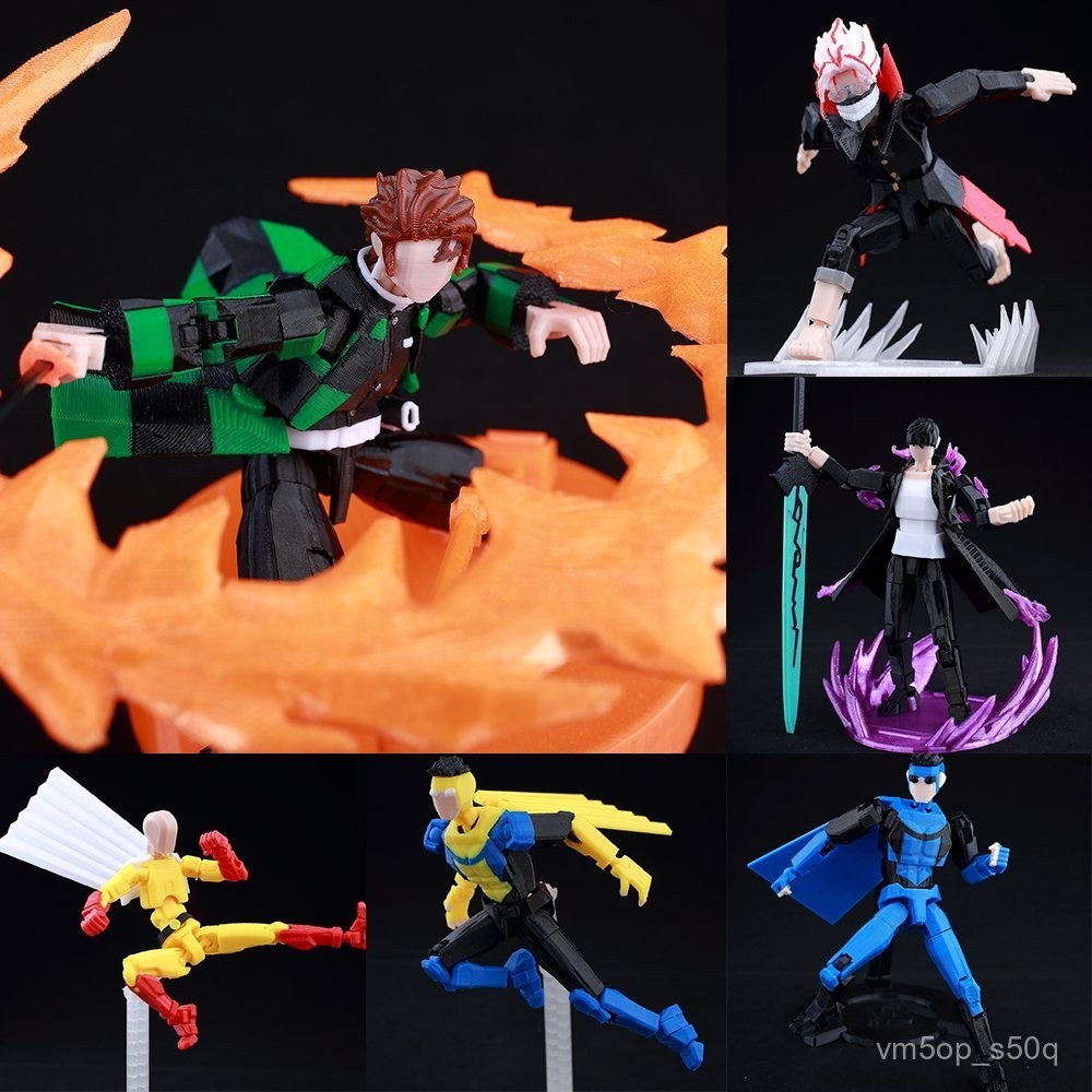 Mô hình nhân vật hành động Dummy13 Titan 13 (Demon Slayer)-Tanjiro jujutsu kaisen Lucky 13 Dummy 13