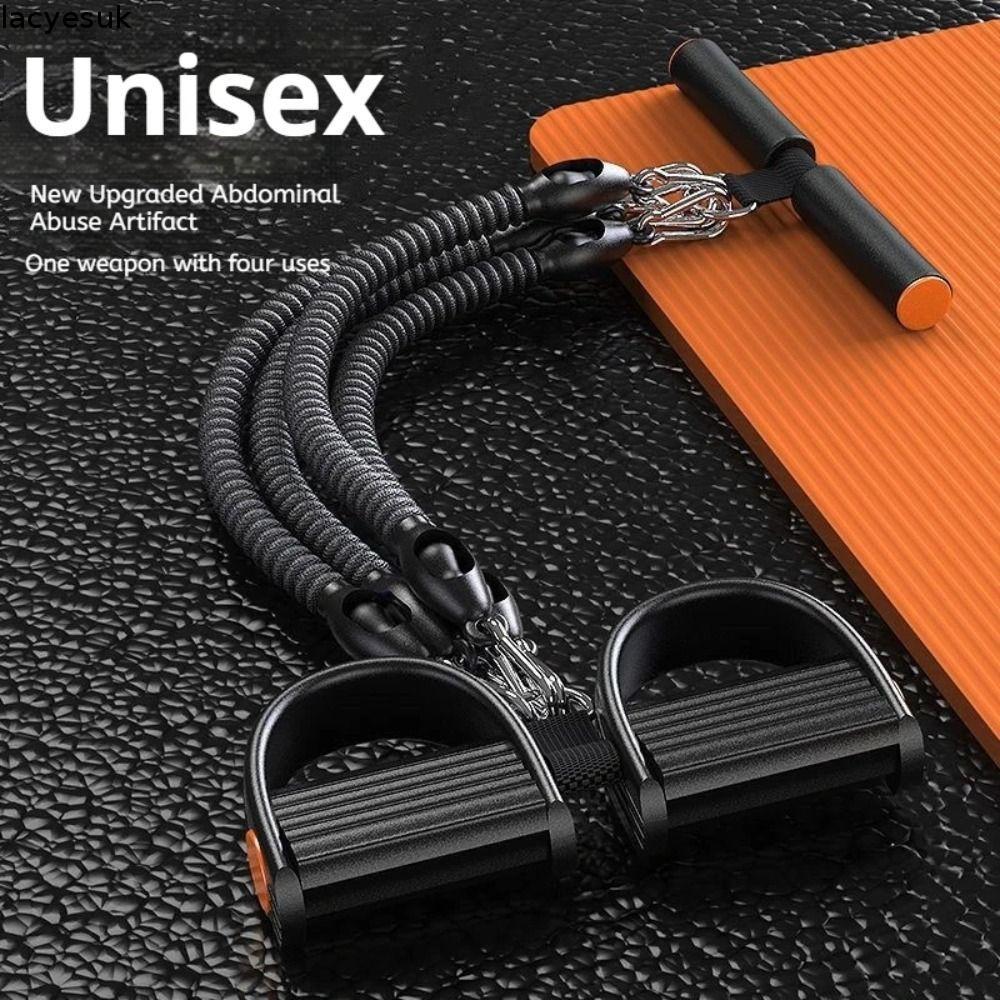 LACYESUK Pedal Pull-Up Sit-Up Trainer, 50 / 75 / 100 Pounds 2 / 3 / 4 Dây Căng Bàn Đạp, Dây Kéo Giảm