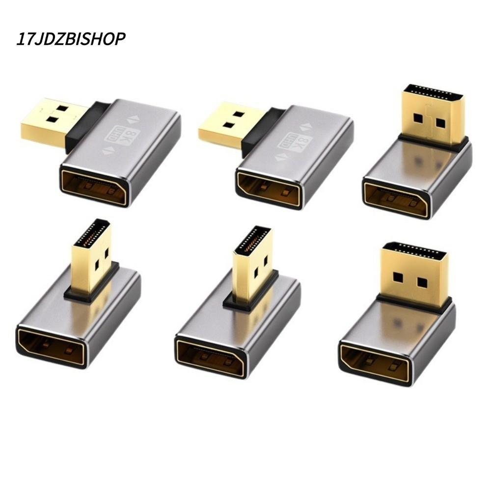 Bộ chuyển đổi cổng hiển thị 17JDZBISHOP, Bộ chuyển đổi DP1.4 L Shape DP Nam sang Nữ, Bộ mở rộng cáp 