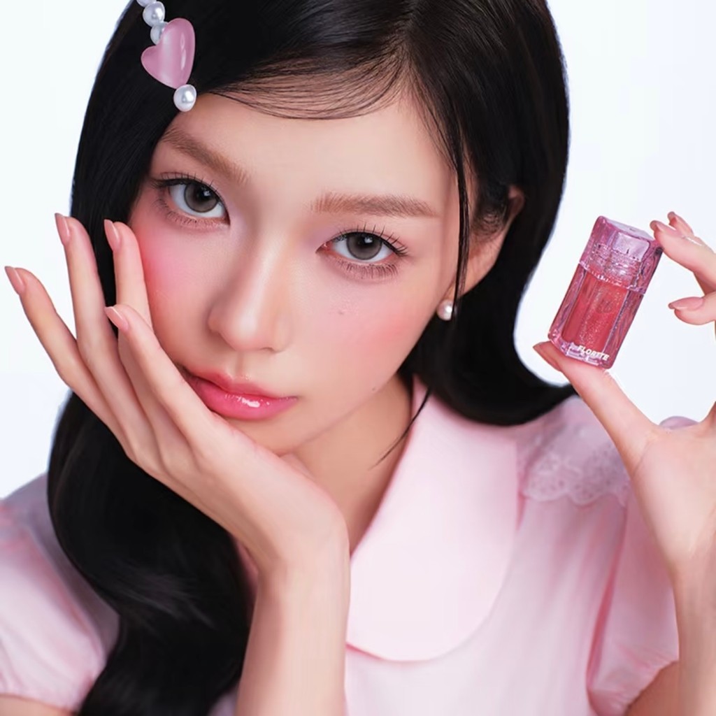 FLORTTE FLORTTE Glaze Series Toot Lip Gloss Mirror Water Gloss Lip Oil Non-Dyeing Lip C03