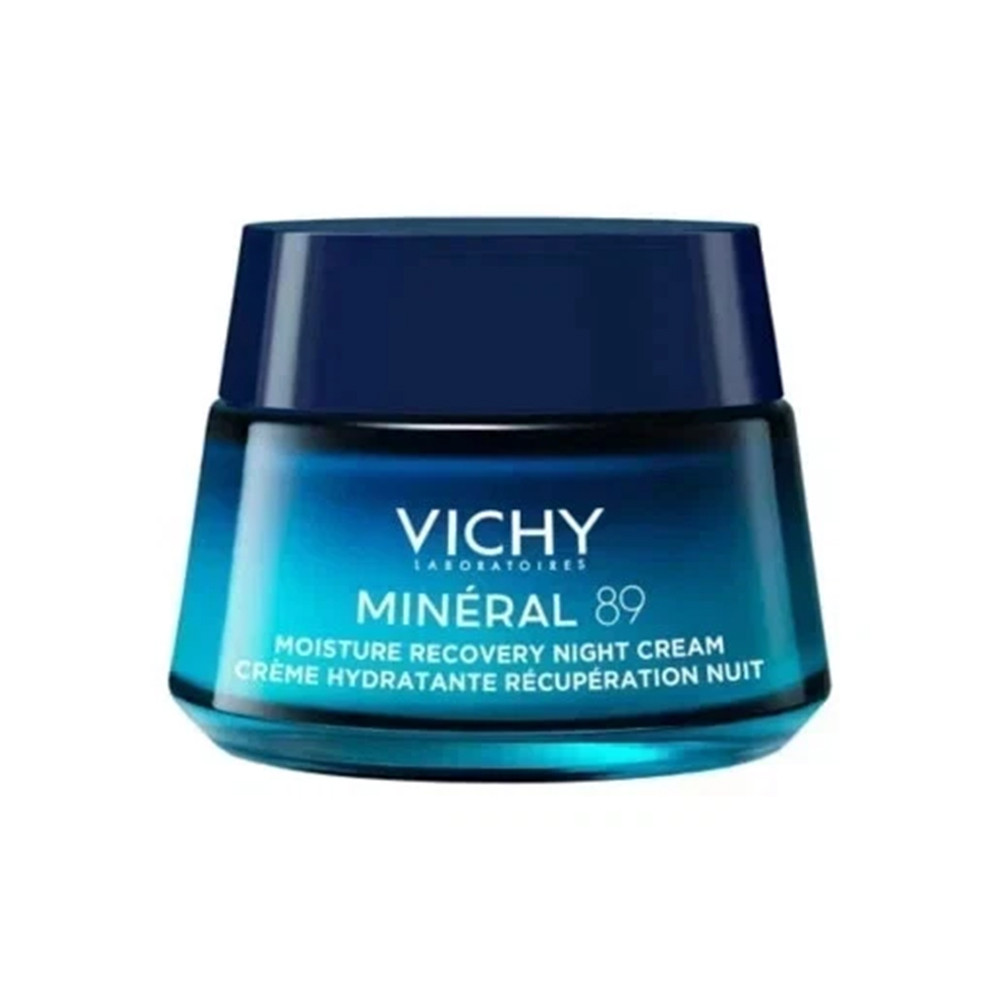 VICHY Mineral 89 Night Recovery Cream Mineral Rich Formula Replenish Moisture Improve Rough Uneven F