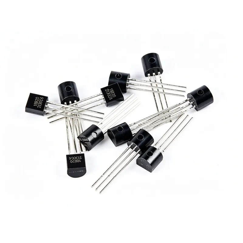 Chip 10 Chiếc DS18B20 BS170 BS250 LM35DZ LM334Z 2SK30A K30A KIA7042AP TMP36GT9Z TO-92 Cảm Biến Nhiệt