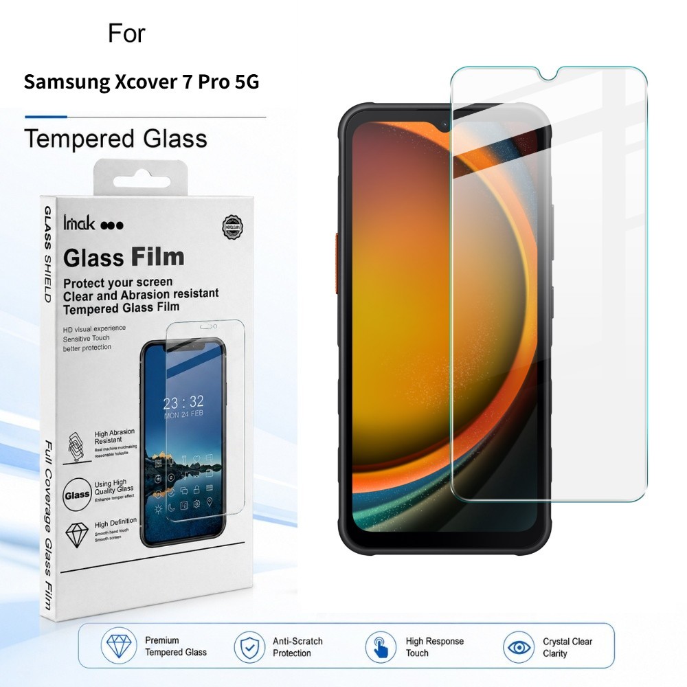 Kính Cường Lực Cho Samsung Galaxy Xcover 7 Pro 5G Chống Vân Tay Oleophobic Coating FM0001