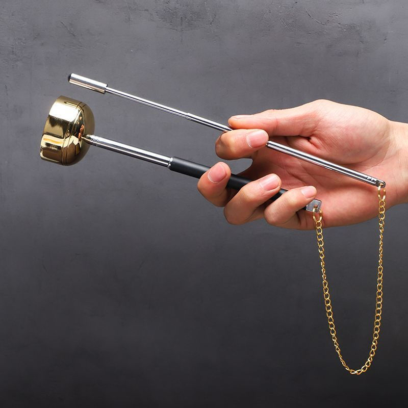 New Product#Brass Buddhist instruments for home use, meditation tools, copper bell, retractable bell
