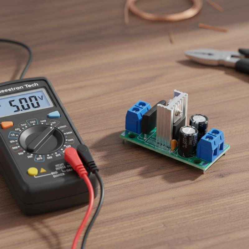 Mô-đun cấp nguồn VHDD 5V 12V L7805 L7812 Bảng điều chỉnh điện áp bước xuống Công suất mạch ổn định c