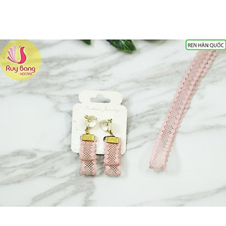 Ruy băng ren Hàn Quốc dùng làm phụ kiện tóc, phụ kiện may mặc